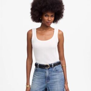 Madewell White Tank Top